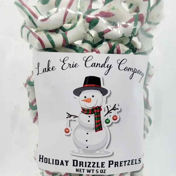 Holiday Drizzle Pretzels