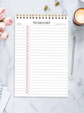 To Do List Spiral Notebook