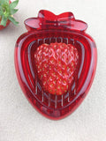 Stainless Steel Acrylic Strawberry Slicer