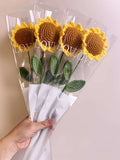 Handmade Crochet Sunflower Bouquet
