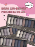 Misslyn 10 Shades of Smoke Matte and Shimmer Eyeshadow Palette