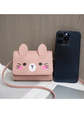 Girls Pink Bunny Mini Crossbody Bag