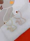 10 Pc Kitty Cat Shaped Paper Clip Set