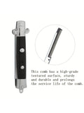 Black Vintage Folding Spring Comb
