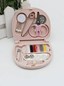 Pink Portable Mini Sewing Kit