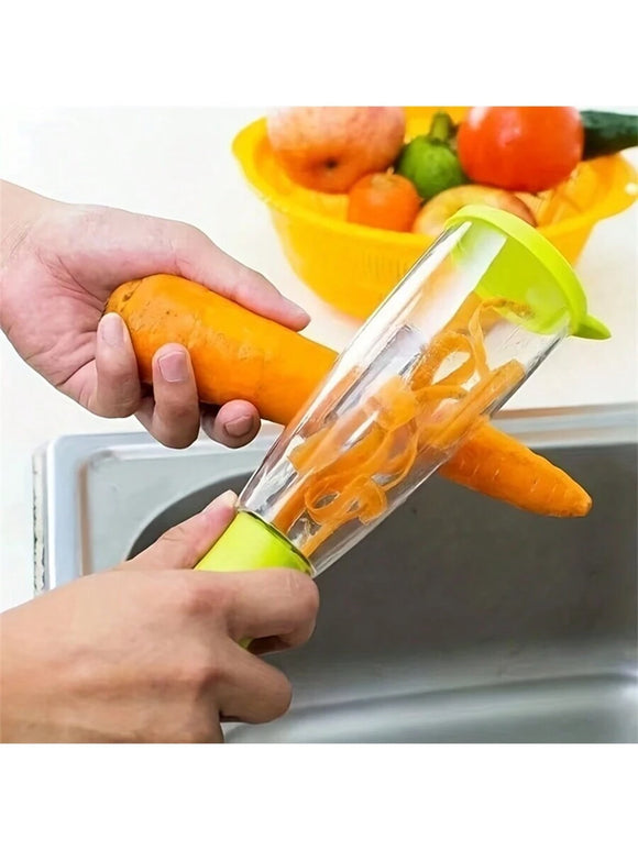 Fruit and Vegetable Peeler with Storage Box