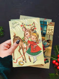 12 Pc Vintage Christmas Card Set