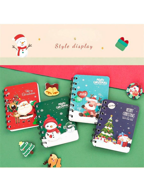 2 Pc Christmas Tree Notebook and Pen Set