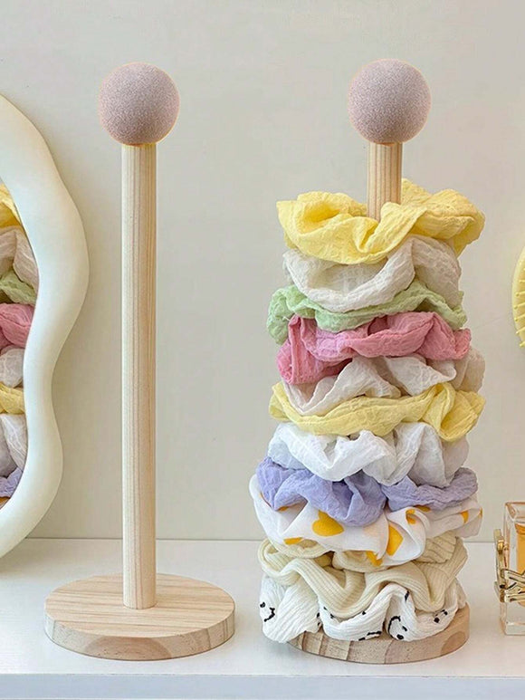 Wooden Display Stand For Hair Accessories Organizer Holder