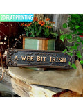 A Wee Bit Irish Metal Sign