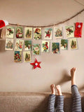 12 Pc Vintage Christmas Card Set