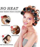 30 Pc Self Grip Black Hair Rollers Set