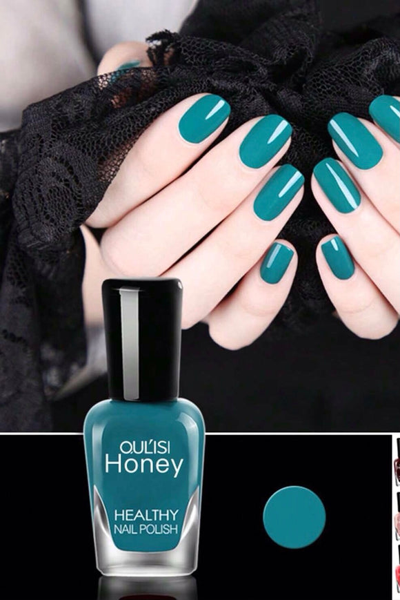 Teal Fast Drying Peel Off Nail Polish