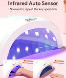 UV LED Gel Nail Lamp with Smart Sensor Technology