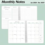 2024-25 Monthly Calendar Planner