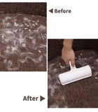 Pet Hair Remover Roller with Self-Cleaning Base