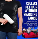 Pet Hair Remover Roller with Self-Cleaning Base