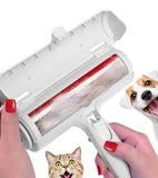 Pet Hair Remover Roller with Self-Cleaning Base