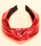 Metallic Red Wide Headband