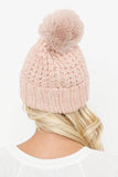 Blush Pom Beanie