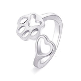 Love Dog Paw Ring