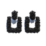 Square Metal Fashion Earrings