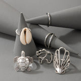 Beach Wind Ring Set