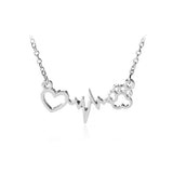 Heartbeat Paw Dog Necklace