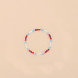 Multi Colored Beaded Necklace and Bracelet Set