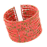 Seed Bead Cuff Bracelet
