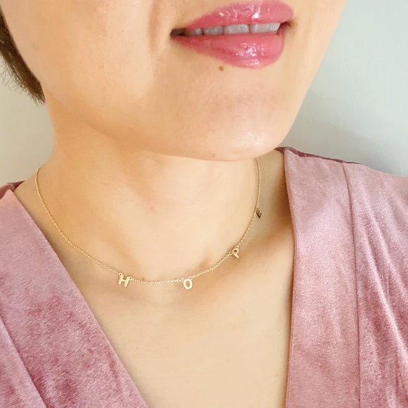 Hope Necklace Gold